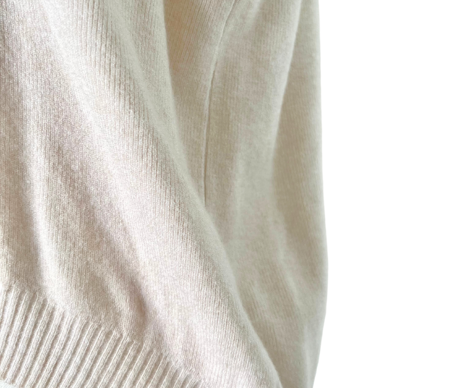 Sleeveless Knitted Top - Beige