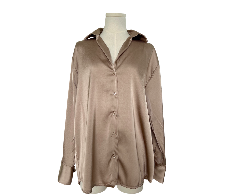 Satin Oversized Blouse